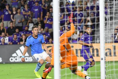Orlando City 26 Temmuz 2018 'de Florida Exploria Stadyumu' nda NYC FC 'ye ev sahipliği yaptı. Fotoğraf: Marty Jean-Louis