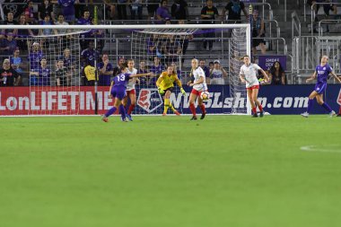 Orland Pride, 25 Ağustos 2018 'de Orlando Florida' daki Exploria Stadyumu 'nda Chicago Red Stars' a ev sahipliği yapıyor..  