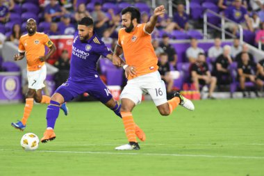 Orlando City SC, 22 Eylül 2018 'de Florida Exploria Stadyumu' nda Houston Dynamo 'yu ağırladı..