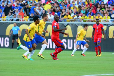 Brezilya, 8 Haziran 2016 tarihinde Orlando Florida 'daki Copa America Centenario' da Haiti ile karşılaştı..