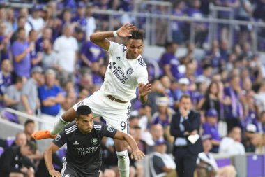 Orlando City 21 Nisan 2018 'de Orlando Florida' daki Exploria Stadyumu 'nda San Jose depremlerine ev sahipliği yaptı..  