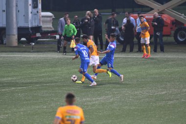 Atlanta United sunucusu Tigres & MLS Homegrown takımları 31 Temmuz 2018 'de Atlanta, Georgia' da düzenlenen MLS All Star haftasında.