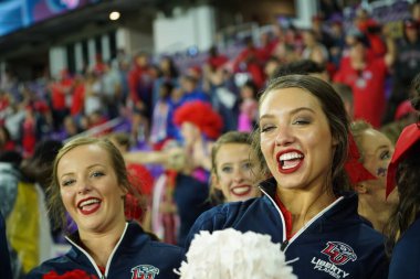Orlando Florida Exploria Stadyumu 'ndaki 2019 Tedavi Kupası 21 Aralık 2019 Georgia Southern Eagles' a karşı Liberty Flames.  