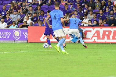 Orlando City 26 Temmuz 2018 'de Florida Exploria Stadyumu' nda NYC FC 'ye ev sahipliği yaptı. Fotoğraf: Marty Jean-Louis