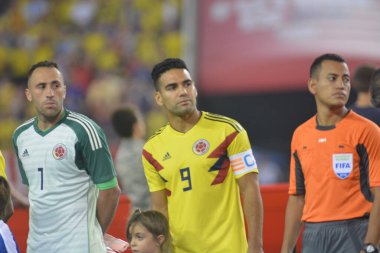 ABD Kolombiya 'ya karşı Raymond James Stadyumu' nda 11 Ekim 2018 'de. 