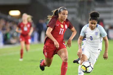 ABD, 7 Mart 2018 tarihinde Orlando City Stadyumu 'ndaki SheBelives Kupası' nda İngiltere ile karşı karşıya geldi..  