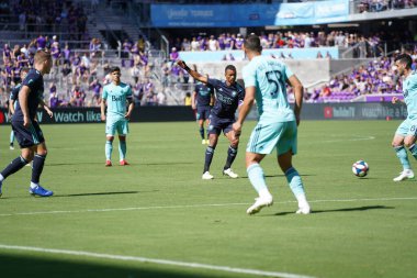 Orlando City SC 20 Nisan 2019 'da Orlando City Stadyumu' nda Vancouver Whitecaps 'a ev sahipliği yapıyor..  