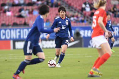 Japonya, İngiltere 'ye karşı Raymond James Stadyumu' nda 5 Mart 2019 'da Tampa Florida' da.