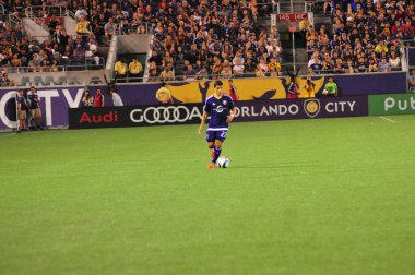 Orlando City SC, 8 Mayıs 2015 'te Florida' daki Kamp Dünyası Stadyumu 'nda Los Angeles Galaksisi' ne ev sahipliği yaptı.. 