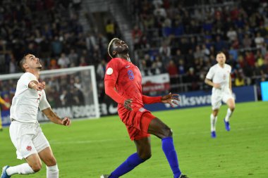 Amerikan Futbol Takımı 15 Kasım 2019 Cuma günü Orlando Florida 'daki Exploria Stadyumu' nda oynanan Concacaf Uluslar Ligi karşılaşmasında Kanada 'ya ev sahipliği yapmaktadır.