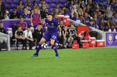 Orlando City, 23 Ağustos 2019 Cuma günü Florida, Orlando 'daki Exploria Stadyumu' nda Atlanta United 'a ev sahipliği yaptı.