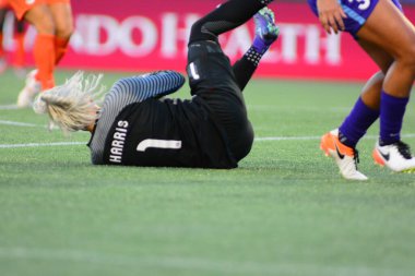 Orlando Pride sunucusu Houston Dash 23 Haziran 2016 'da Orlando Florida' daki Dünya Kampı Stadyumu 'nda..