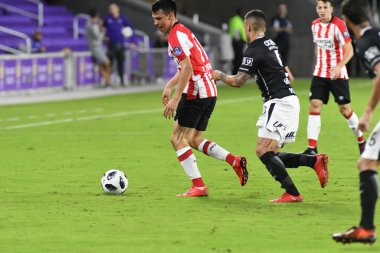 Korintliler, 10 Ocak 2018 'de Orlando City Stadyumu' nda düzenlenen Florida Kupası 'nda PSV Eindhoven' a karşı..  