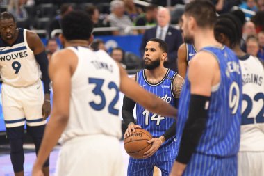 Orlando Magic, 7 Şubat 2019 'da Orlando, Florida' da bulunan Amway Arena 'da Minnesota Timberwolves' a ev sahipliği yapar..  