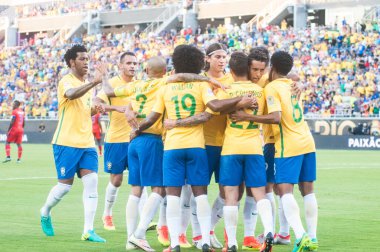 Brezilya, 8 Haziran 2016 tarihinde Orlando Florida 'daki Copa America Centenario' da Haiti ile karşılaştı.. 