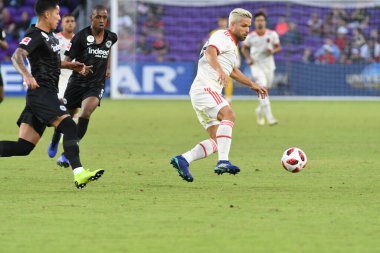 Flamengo Eintracht Frankfurt 'a karşı 12 Ocak 2019 Cumartesi günü Orlando City Stadyumu' nda. 