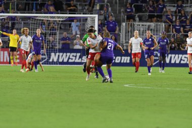Orland Pride, 25 Ağustos 2018 'de Orlando Florida' daki Exploria Stadyumu 'nda Chicago Red Stars' a ev sahipliği yapıyor..