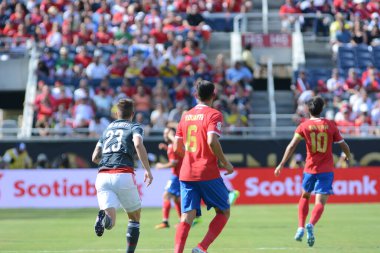 Kosta Rika, Copa America Centenario sırasında Paraguay ile Orlando Florida 'daki Dünya Kampı Stadyumu' nda karşılaştı.. 