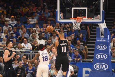 Orlando Magic, Philadelphia 76ers 'ı 25 Mart 2019' da Orlando Florida 'daki Amway Arena' da ağırlıyor.. 