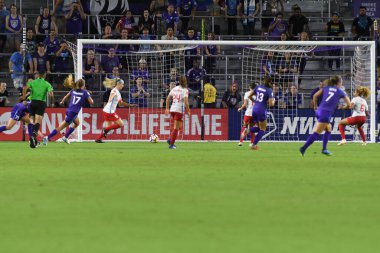 Orland Pride, 25 Ağustos 2018 'de Orlando Florida' daki Exploria Stadyumu 'nda Chicago Red Stars' a ev sahipliği yapıyor..  