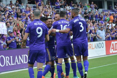 Orlando City, 31 Mart 2018 'de Orlando Florida' daki Exploria Stadyumu 'nda New York Red Bulls' a ev sahipliği yaptı..  