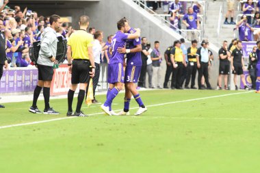 Orlando City, 31 Mart 2018 'de Orlando Florida' daki Exploria Stadyumu 'nda New York Red Bulls' a ev sahipliği yaptı..  