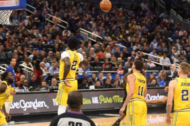 Orlando Magic, 28 Şubat 2019 Perşembe günü Orlando Florida 'daki Amway Center' da Golden State Warriors 'a ev sahipliği yaptı. 