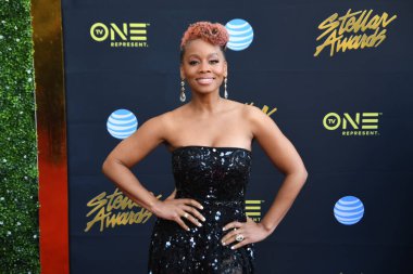 24 Mart 2018 Cumartesi günü Las Vegas 'taki Orleans Resort' ta düzenlenen 33. Yıldız Ödülleri Kırmızı Halı sırasında ünlüler.