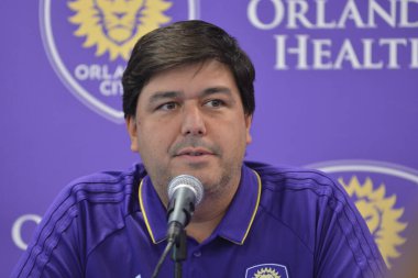 Orlando City SC, Dom Dwyer 'ı tanıtmak için bir basın toplantısı düzenledi..  