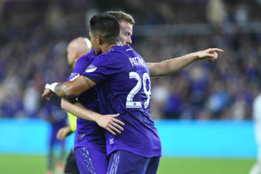 Orlando City 20 Şubat 2019 Çarşamba günü Orlando Fl 'daki Orlando City Stadyumu' nda New England 'a ev sahipliği yaptı.
