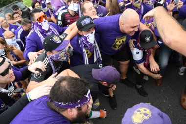 Orlando City 26 Temmuz 2018 'de Florida Exploria Stadyumu' nda NYC FC 'ye ev sahipliği yaptı. Fotoğraf: Marty Jean-Louis