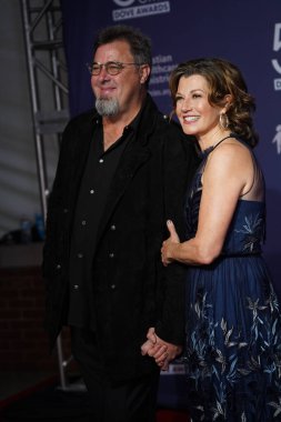 15 Ekim 2019 'da Nashville, Tennessee' deki Linbscome Üniversitesi 'nde verilen 50. GMA Dove Ödülleri sırasında kırmızı halı. 