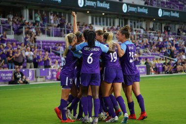 Foto Prides, 11 Mayıs 2019 Cumartesi günü Orlando City Stadyumu 'nda Portland Thorns FC' ye ev sahipliği yapıyor..