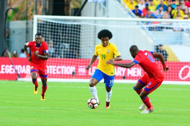 Brezilya, 8 Haziran 2016 tarihinde Orlando Florida 'daki Copa America Centenario' da Haiti ile karşılaştı..