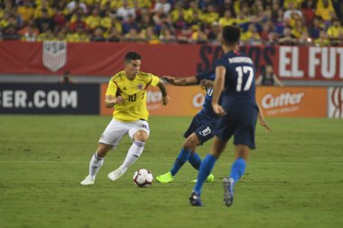 ABD Kolombiya 'ya karşı Raymond James Stadyumu' nda 11 Ekim 2018 'de.  