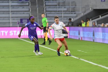 Orland Pride, 25 Ağustos 2018 'de Orlando Florida' daki Exploria Stadyumu 'nda Chicago Red Stars' a ev sahipliği yapıyor..  