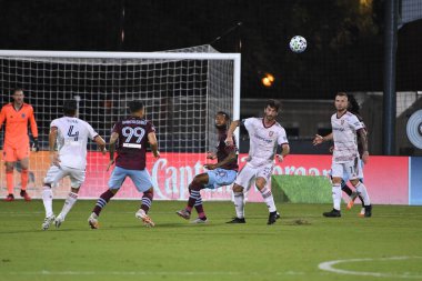 Real Salt Lake, 12 Temmuz 2020 'de Orlando Florida' da düzenlenen MLS Sırt Turnuvası sırasında Colorado Rapids ile karşı karşıya.