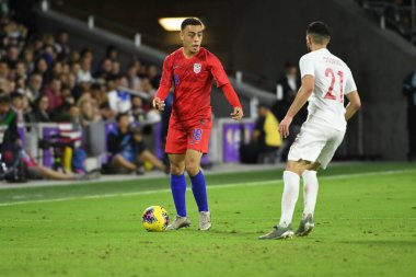 Amerikan Futbol Takımı 15 Kasım 2019 Cuma günü Orlando Florida 'daki Exploria Stadyumu' nda oynanan Concacaf Uluslar Ligi karşılaşmasında Kanada 'ya ev sahipliği yapmaktadır.