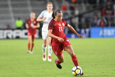 ABD, 7 Mart 2018 tarihinde Orlando City Stadyumu 'ndaki SheBelives Kupası' nda İngiltere ile karşı karşıya geldi.. 