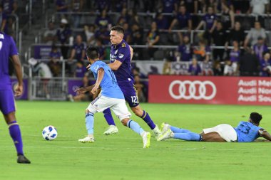 Orlando City 26 Temmuz 2018 'de Florida Exploria Stadyumu' nda NYC FC 'ye ev sahipliği yaptı. Fotoğraf: Marty Jean-Louis