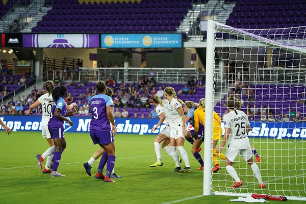 Photo Prides Acoge Portland Thorns Orlando City Stadium Orlando Florida — Foto de Stock