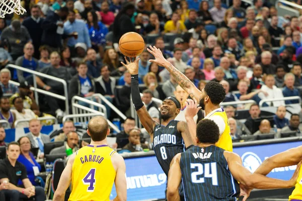 Orlando Magic Φιλοξενεί Τους Lakers Στο Amway Center Στο Orlando — Φωτογραφία Αρχείου