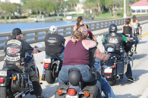 Biker Während Der Jährlichen Bike Week Daytona Beach Florida März — Stockfoto