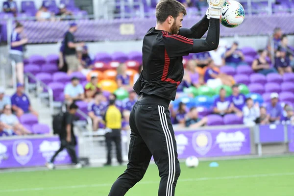 Orlando City Organiseert Atlanta United Tijdens Cup Het Exploria Stadium — Stockfoto