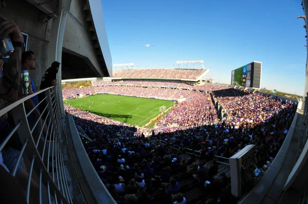 Orlando City Hostitel Real Salt Lake Citrus Bowl Orlandu Floridě — Stock fotografie