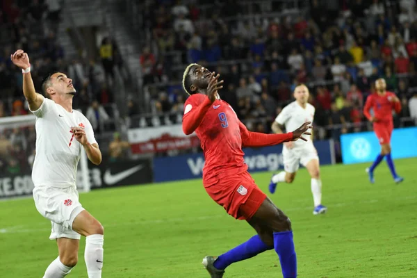 Amerikan Futbol Takımı 15 Kasım 2019 Cuma günü Orlando Florida 'daki Exploria Stadyumu' nda oynanan Concacaf Uluslar Ligi karşılaşmasında Kanada 'ya ev sahipliği yapmaktadır.