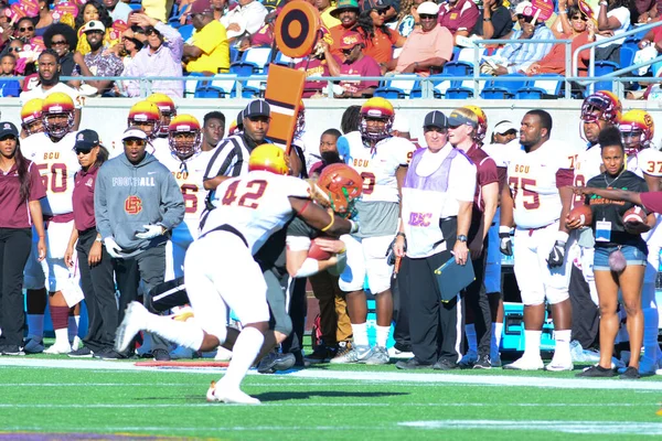 Florida Rattlers Zmierzą Się Bethune Cookman Wildcats Podczas Florida Classics — Zdjęcie stockowe