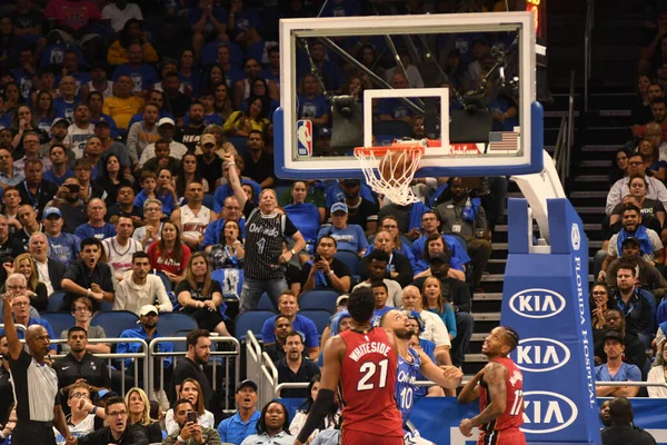 Orlando Magic Empfangen Oktober 2018 Die Miami Heat Amway Center — Stockfoto