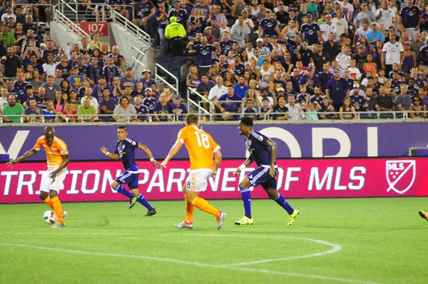 Orlando City Ospita Houston Dynamo Luglio 2016 Camping World Stadium — Foto Stock