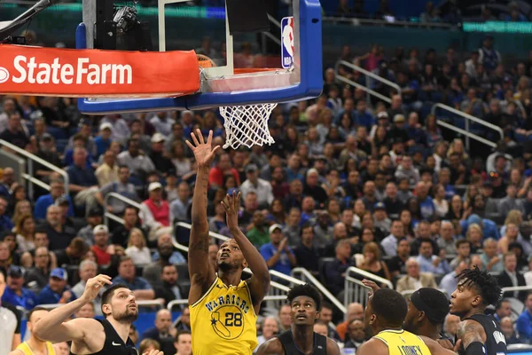 Orlando Magic Házigazdája Arany Állami Harcosok Amway Center Orlando Florida — Stock Fotó